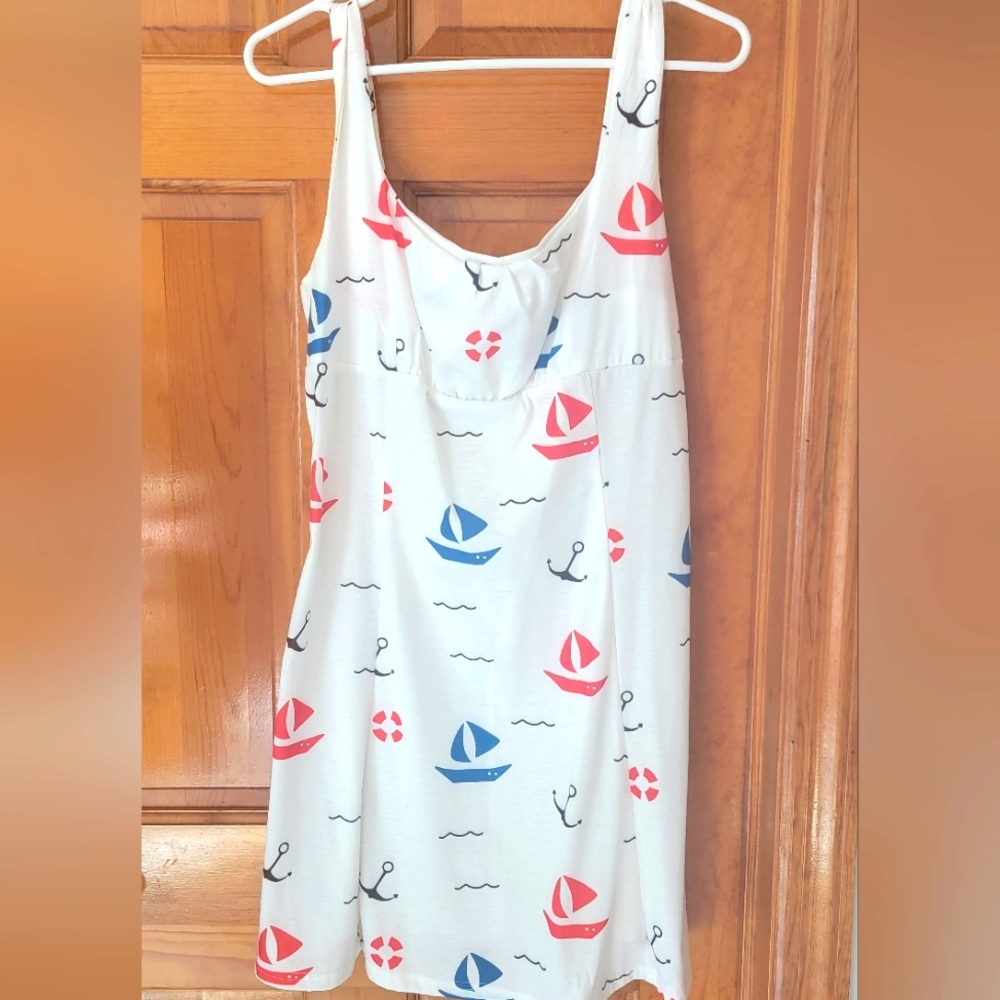 Sailboat summer dress